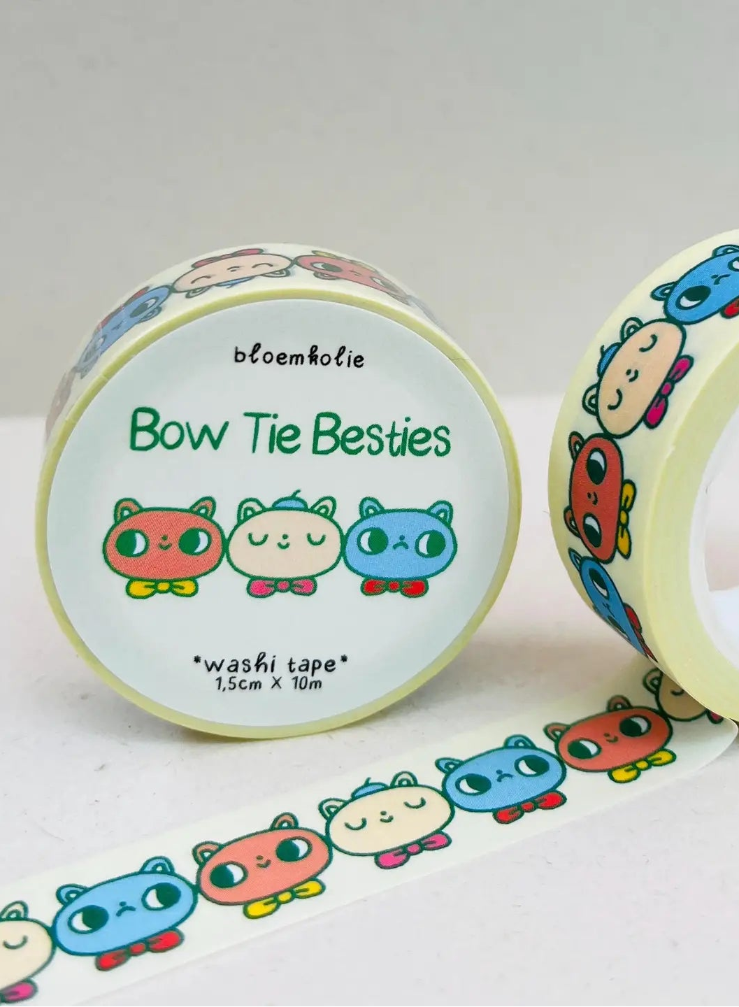 Bloemkolie Washi Tape - Bow Tie Besties