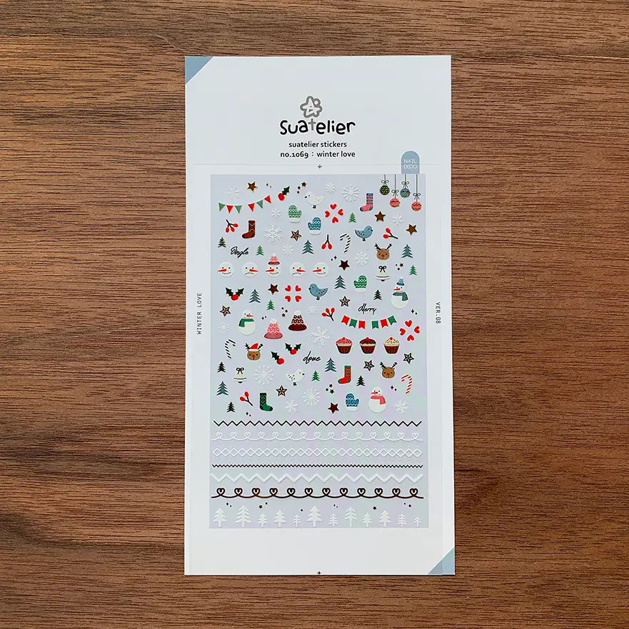 Suatelier Design Mini Stickers - Winter Love