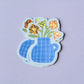 Claire Paul Holografische sticker - Bloemenvaas