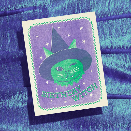 Verjaardagskaart Birthday Witch - Bromstad Printing Co.