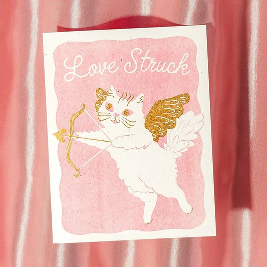 Bromstad Printing Co. - Risograph Valentijnskaart 'Love Struck'