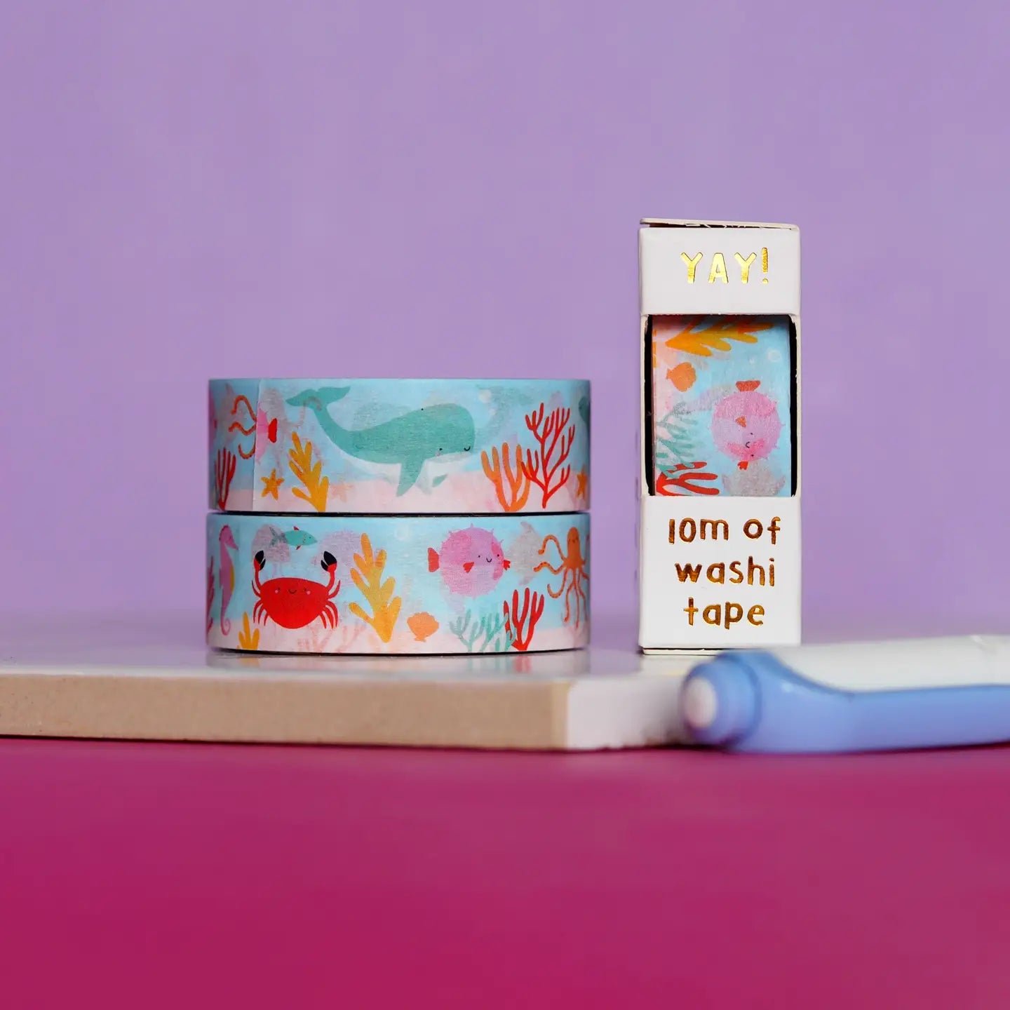 Nutmeg and Arlo Washi Tape - Sea Creatures