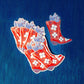 Sticker Cowboylaarskat - Bromstad Printing Co.