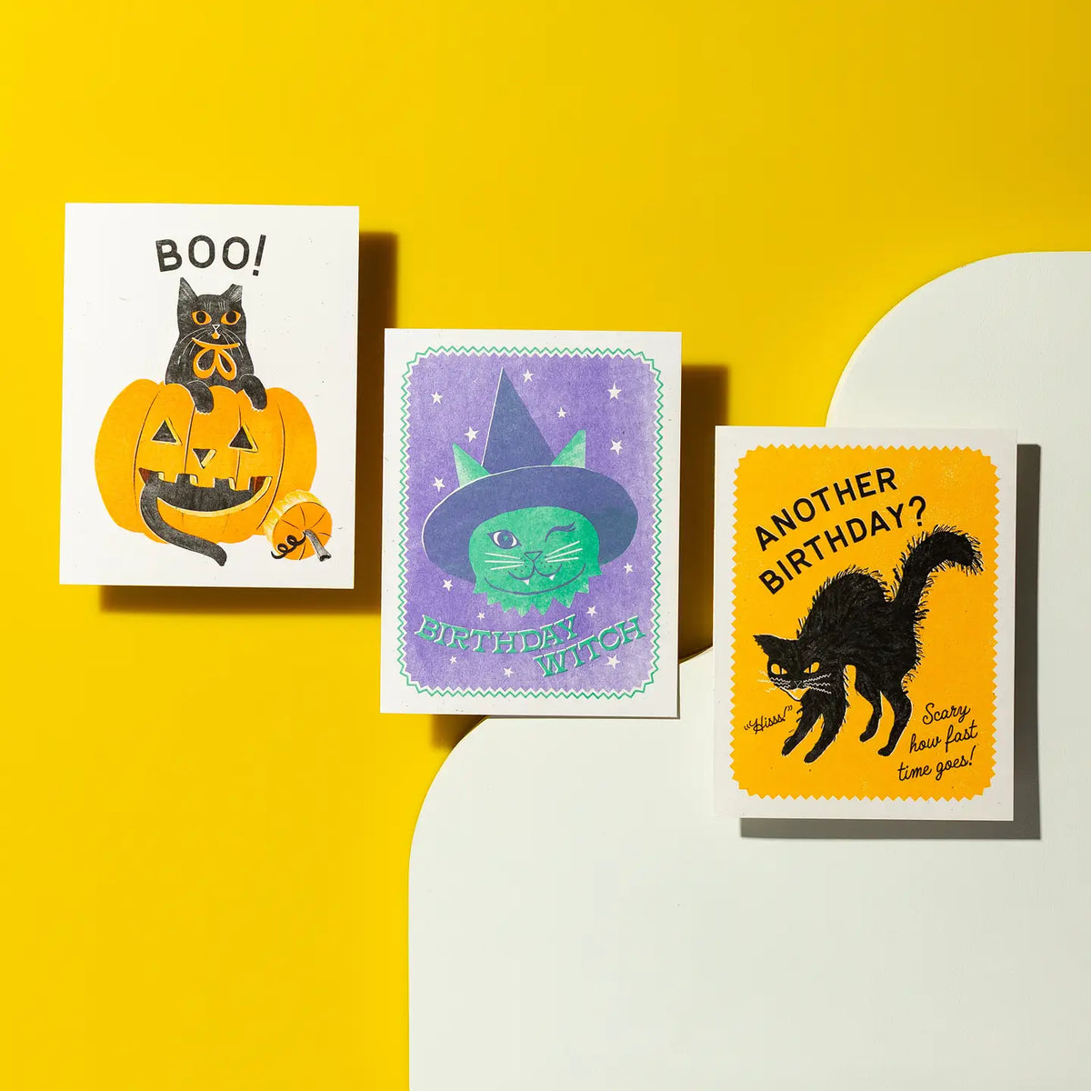 Wenskaart Halloween Boo! - Bromstad Printing Co.