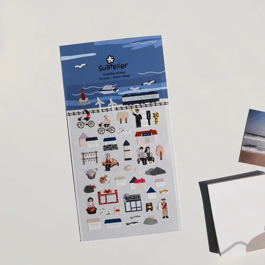 Suatelier Design - Stickers 'Ocean Village'