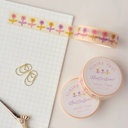 Claire Paul - Washi Tape 'Pastel Flowers'