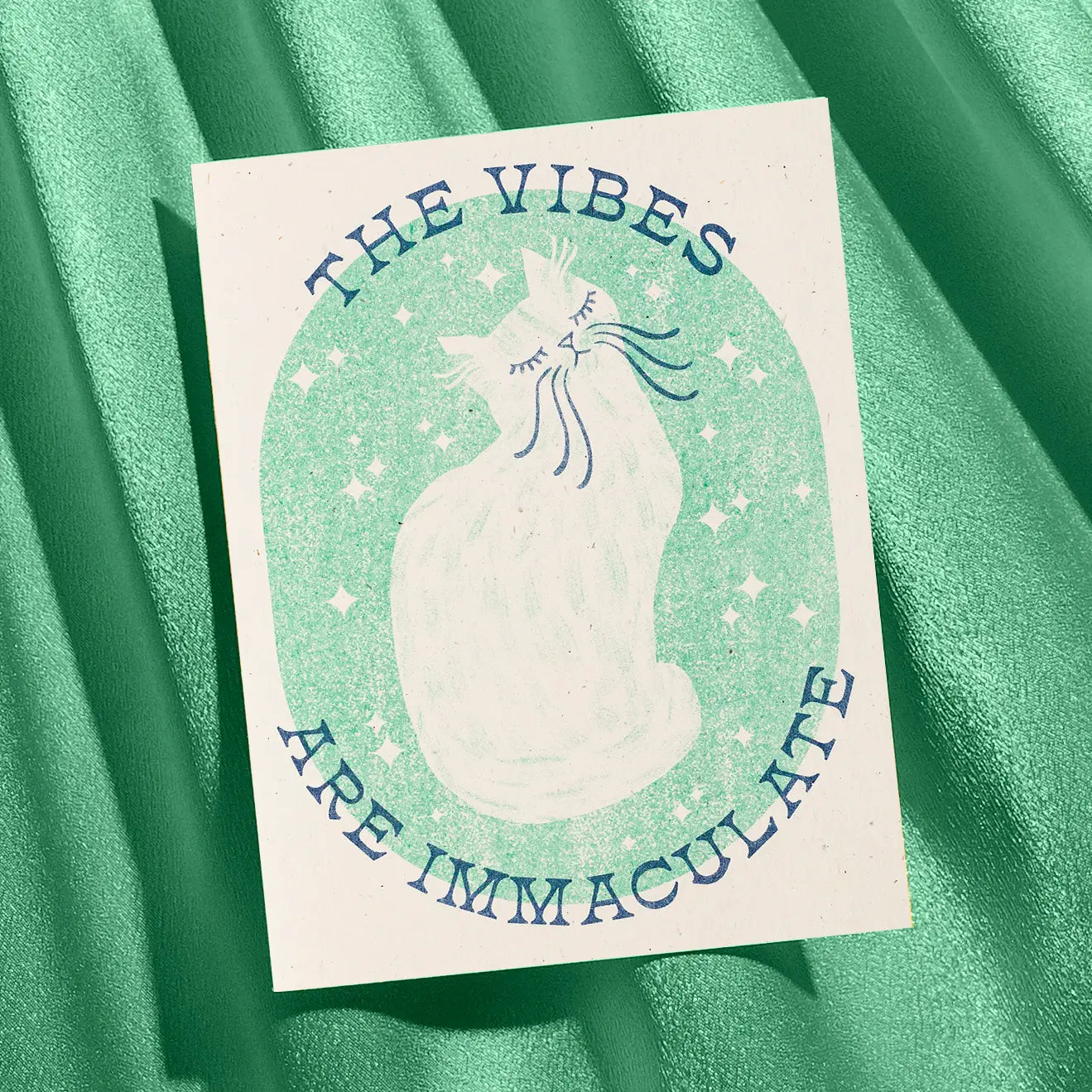 Wenskaart Immaculate Vibes - Bromstad Printing Co.