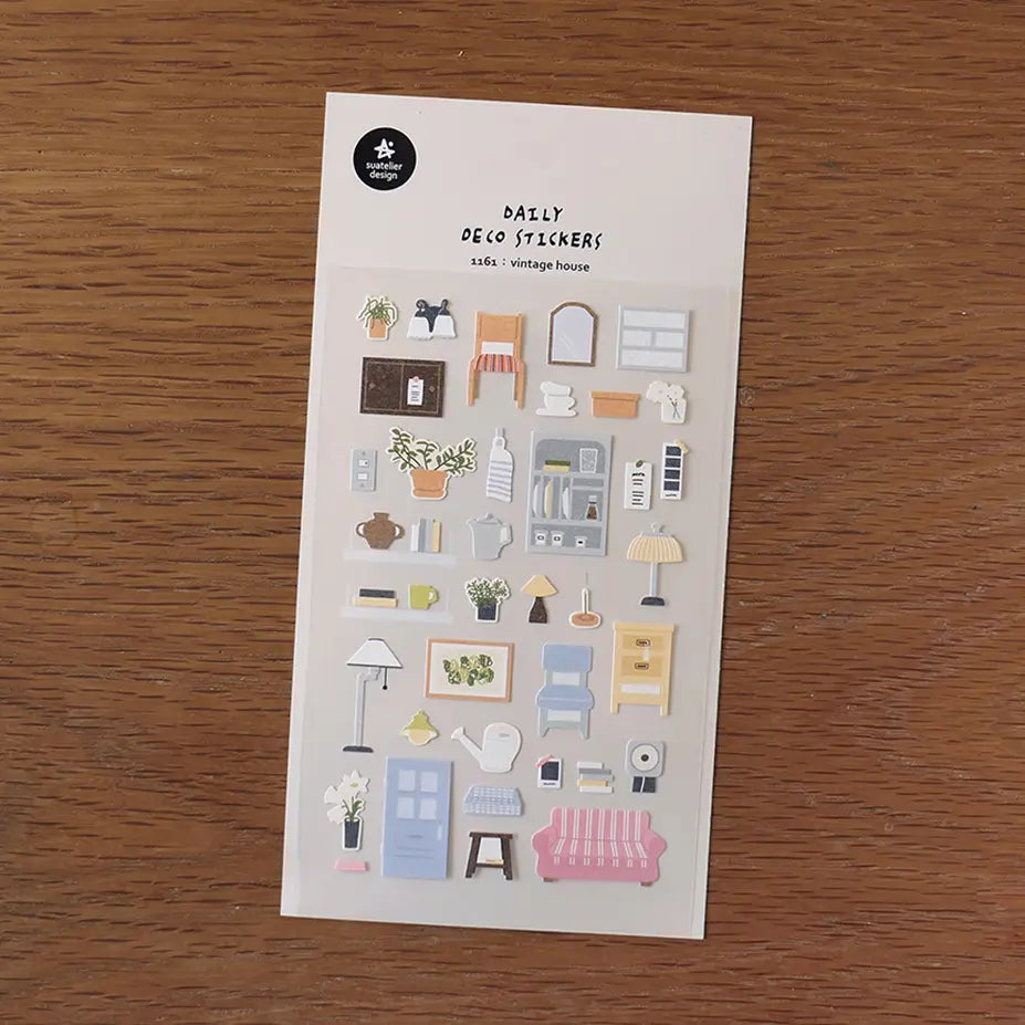 Suatelier Design - Stickers 'Vintage House'