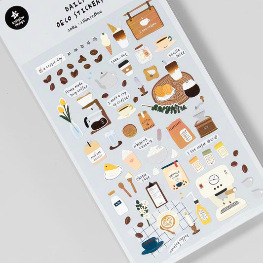 Suatelier Design - Stickers 'I like Coffee'