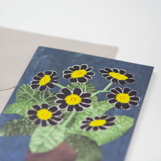 Hadley Wenskaart - Zwarte Bloemen