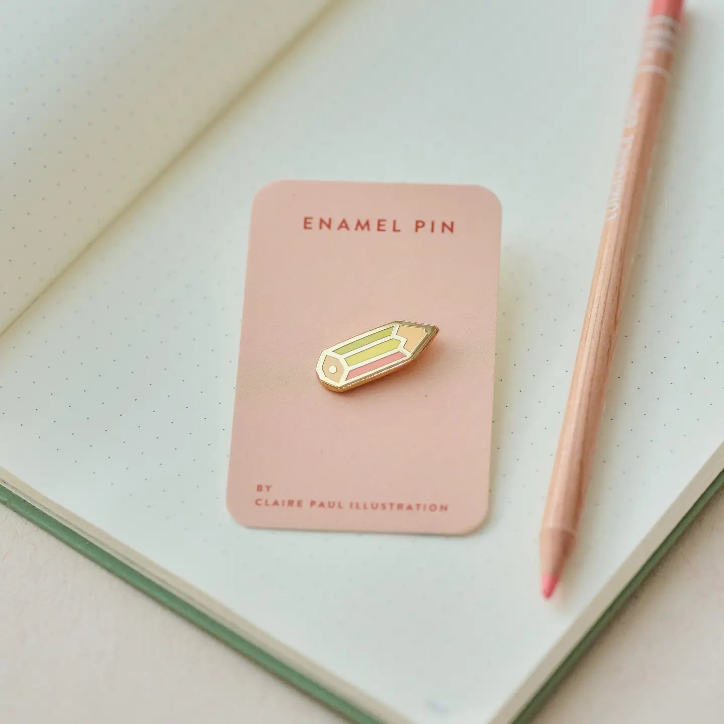 Speld Pin emaille Potlood - Claire Paul