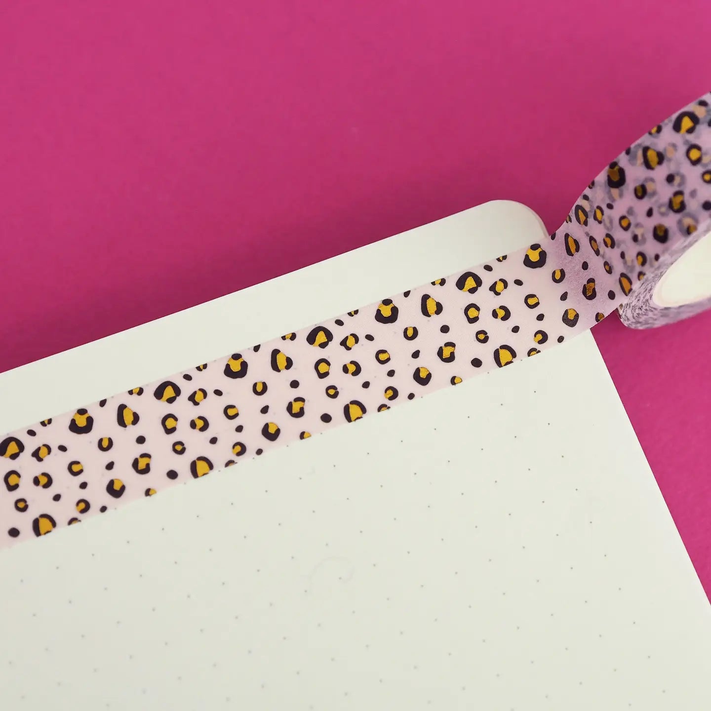 Nutmeg and Arlo Washi Tape - Pastel Leopard