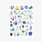 Spirituele Stickerset van 3 vellen - Atws