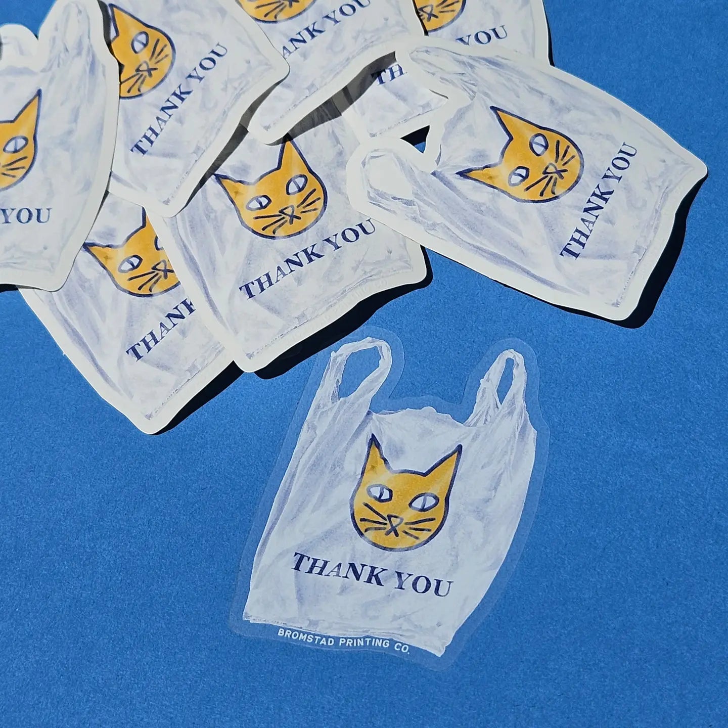 Bromstad Printing Co. 'Thank You' - Clear Sticker