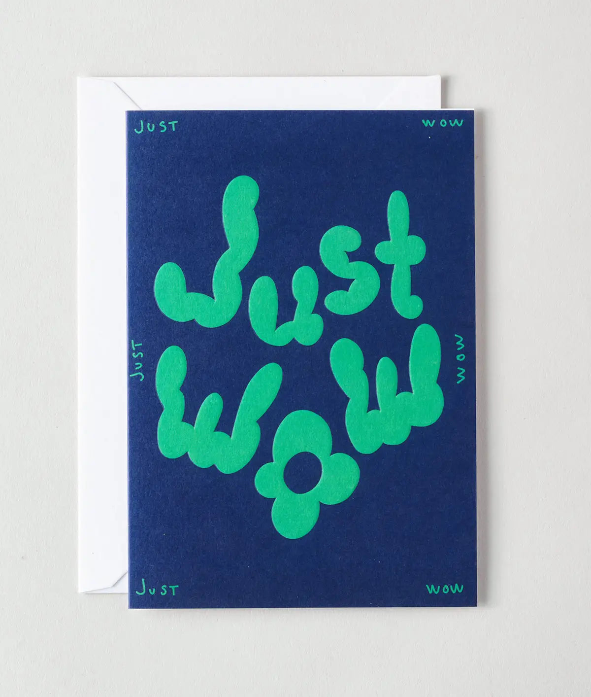 Grußkarte mit Geschenkpapier – „Einfach wow!“ 