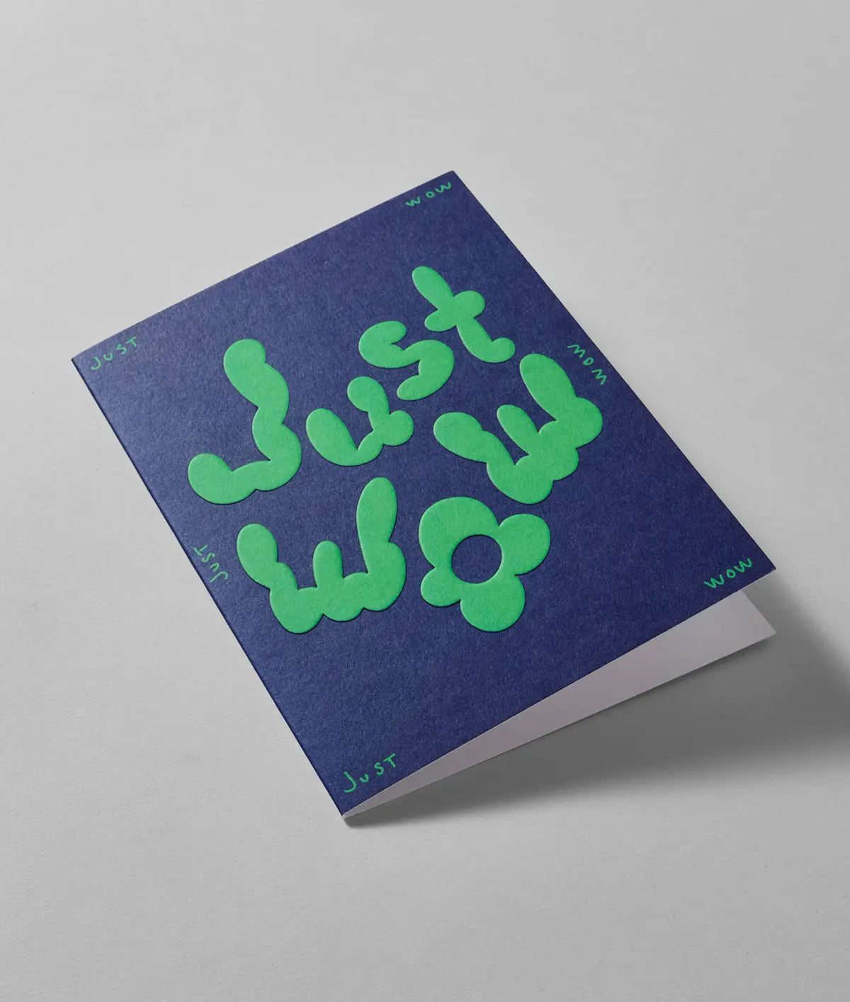 Grußkarte mit Geschenkpapier – „Einfach wow!“ 