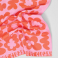Theedoek Super Clean Roze Bloemen - Wrap