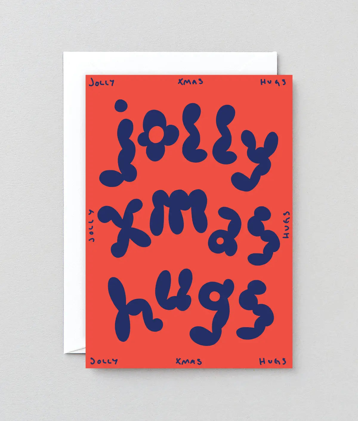 Wrap - Kerstkaart 'Vrolijke Kerstknuffels'