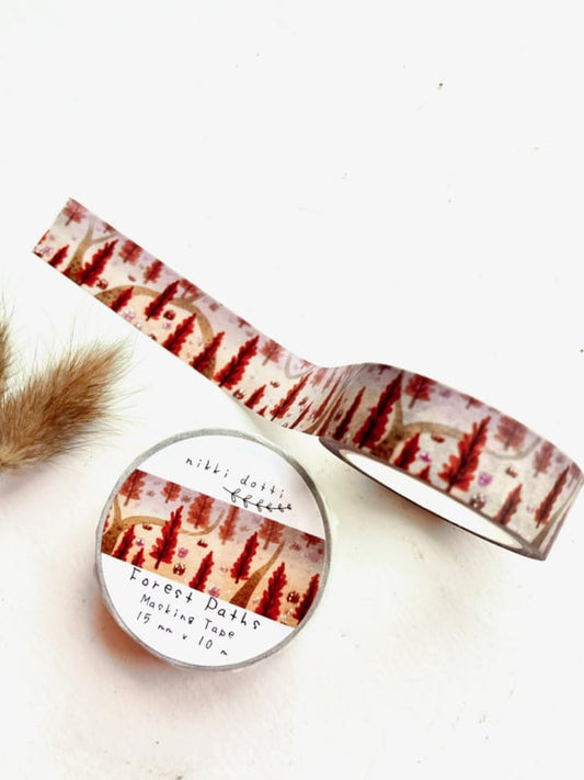 Nikki Dotti Washi Tape - Forest Paths