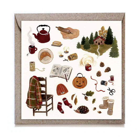 Studio Satsch Wenskaart - Autumn Day