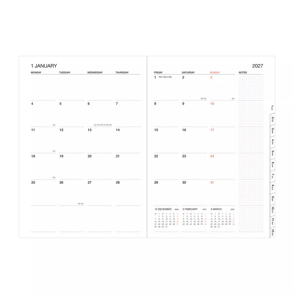 2027 Planner A5 Silver - Storage.it