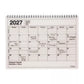 2027 Notebook Calendar Medium Ivory - Mark’s Inc. Days