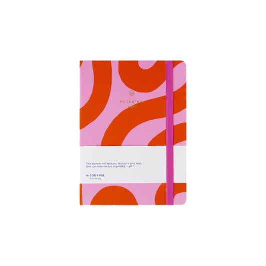 A-Journal Agenda 2025 - Flow Pink