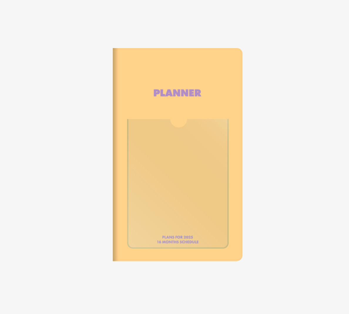 Hightide 2025 Shine Monthly Diary B6 Slim - Yellow