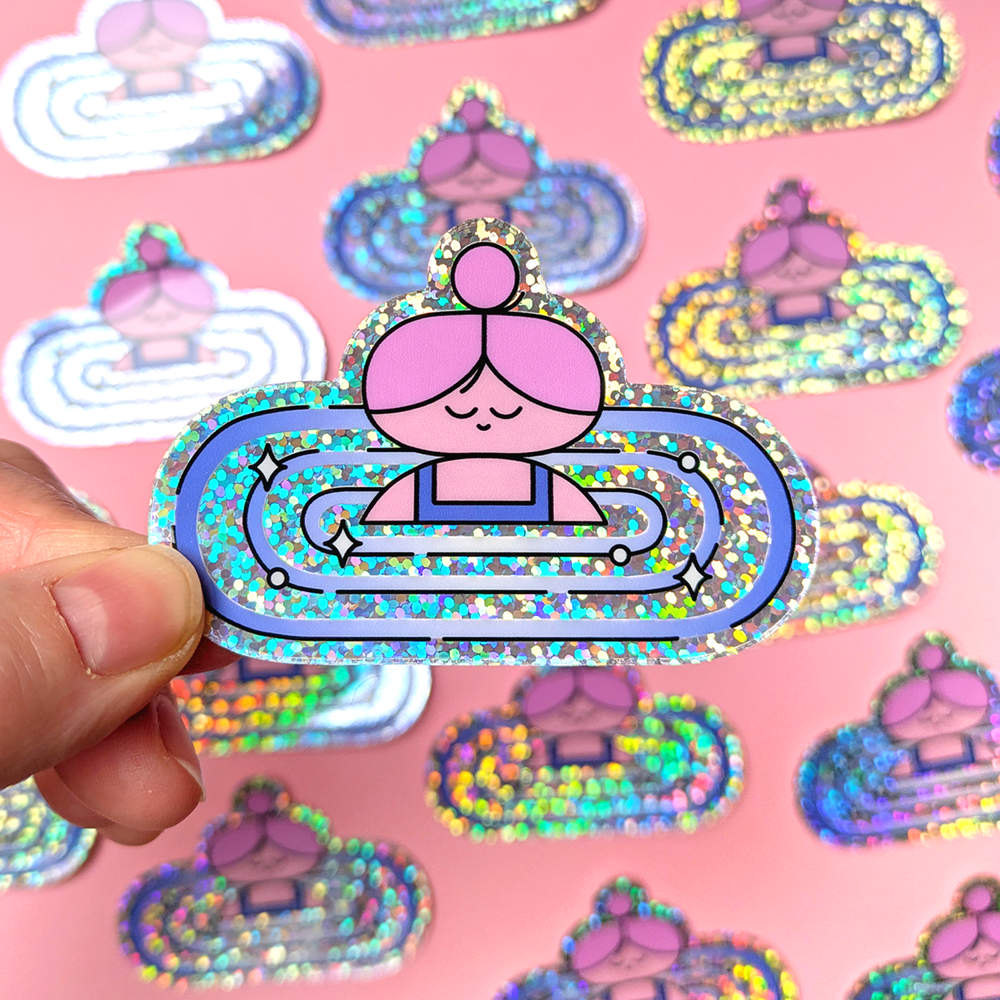 Hello Vonnie - Holografische Sticker 'Swimming'