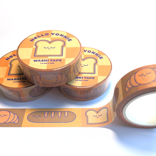 Hello Vonnie - Washi tape 'Cute Bread'