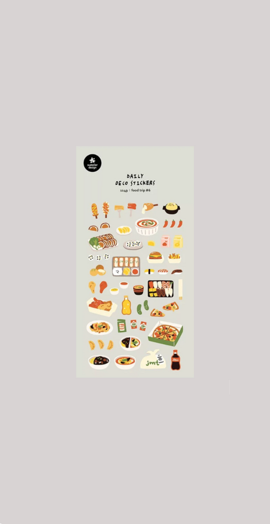 Stickers Food Trip #6 - Suatelier Design
