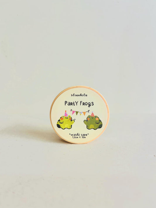 Washi tape Party Frogs - Bloemkolie