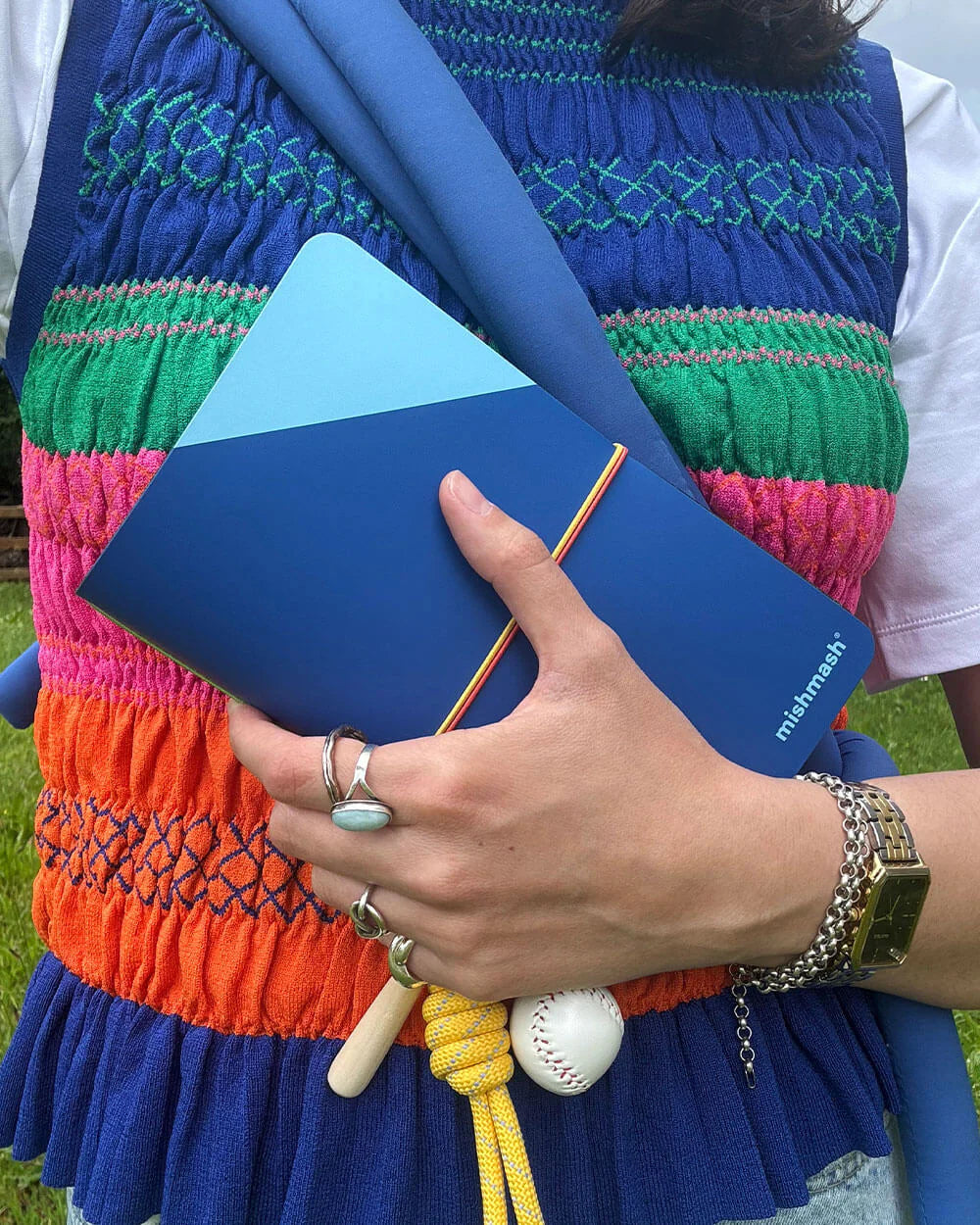 mishmash Log Cover - Cobalt Blue