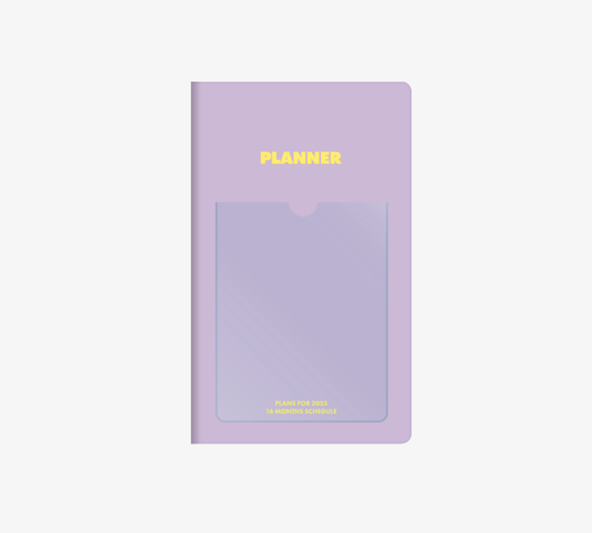 Hightide 2025 Shine Monthly Diary B6 Slim - Lavender