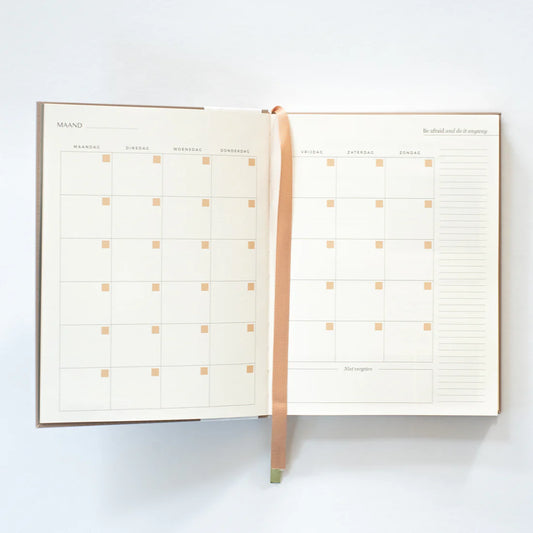 Leukigheidjes Dagplanner - Beige