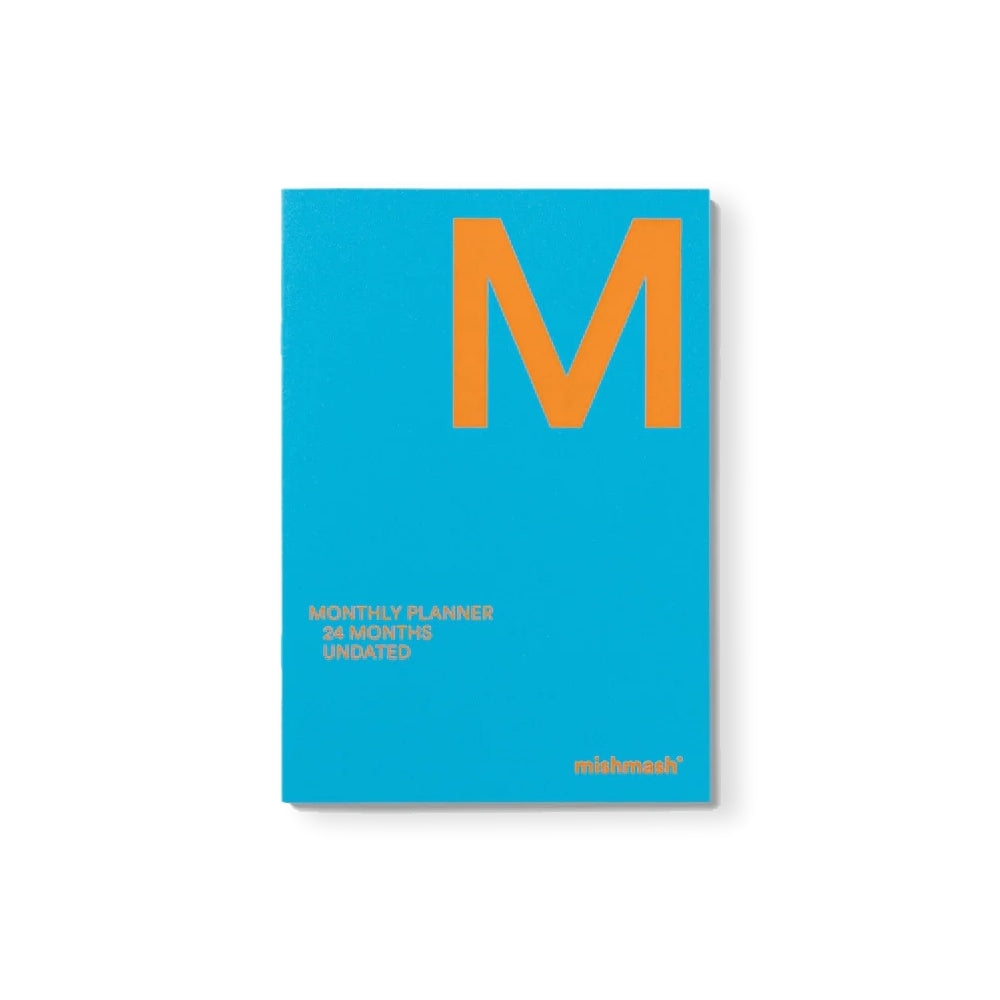 mishmash Monthly Planner A5 - Blue