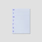 mishmash Undated Notepad - Medium Weekly
