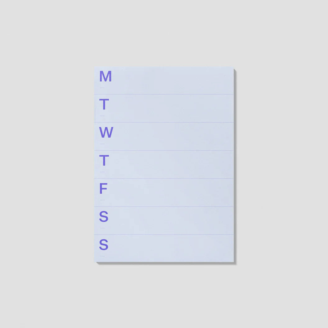 mishmash Notepad - Medium Weekly