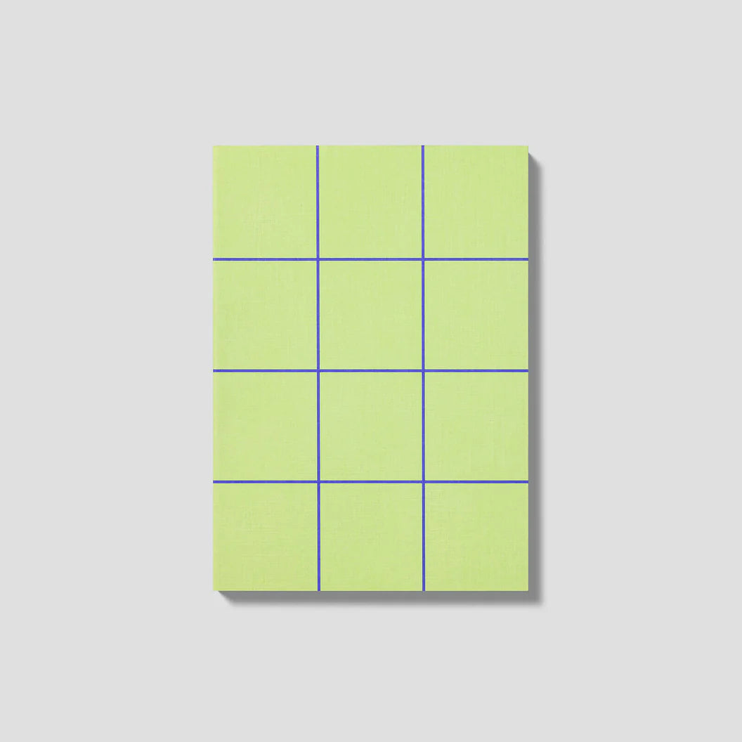 mishmash Undated A5 planner Time Block - Solid Lime 