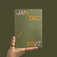 2027 Planner mishmash Frames - Olive Green