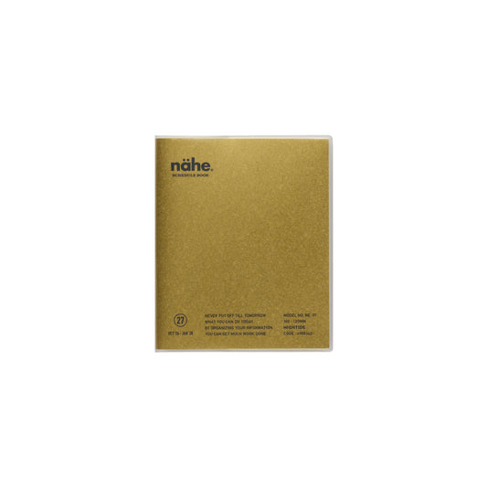 Hightide Planner 2027 Monthly Diary Square 10x12 - Gold *coming soon*
