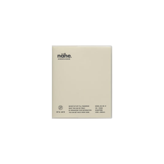 Hightide Planner 2027 Monthly Diary Square 10x12 - Ivory *coming soon*