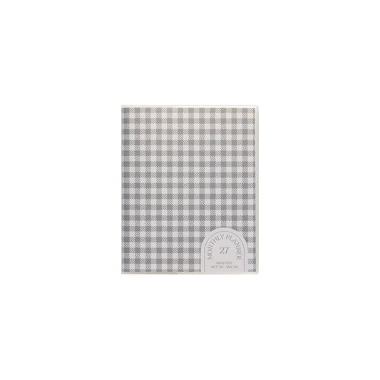 Hightide Planner 2027 Diary Glow Check Square - Grey