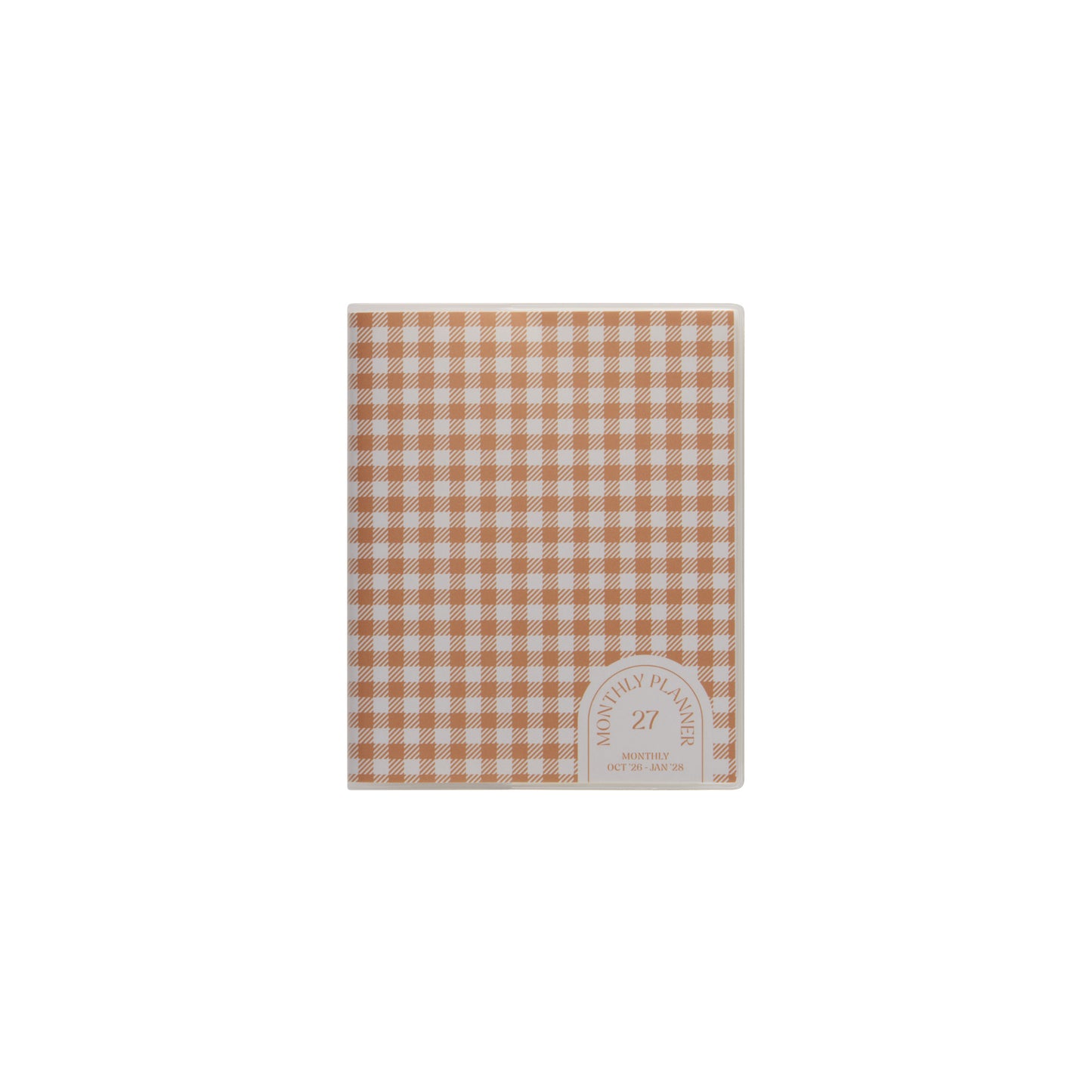 Hightide Planner 2027 Diary Glow Check Square - Orange