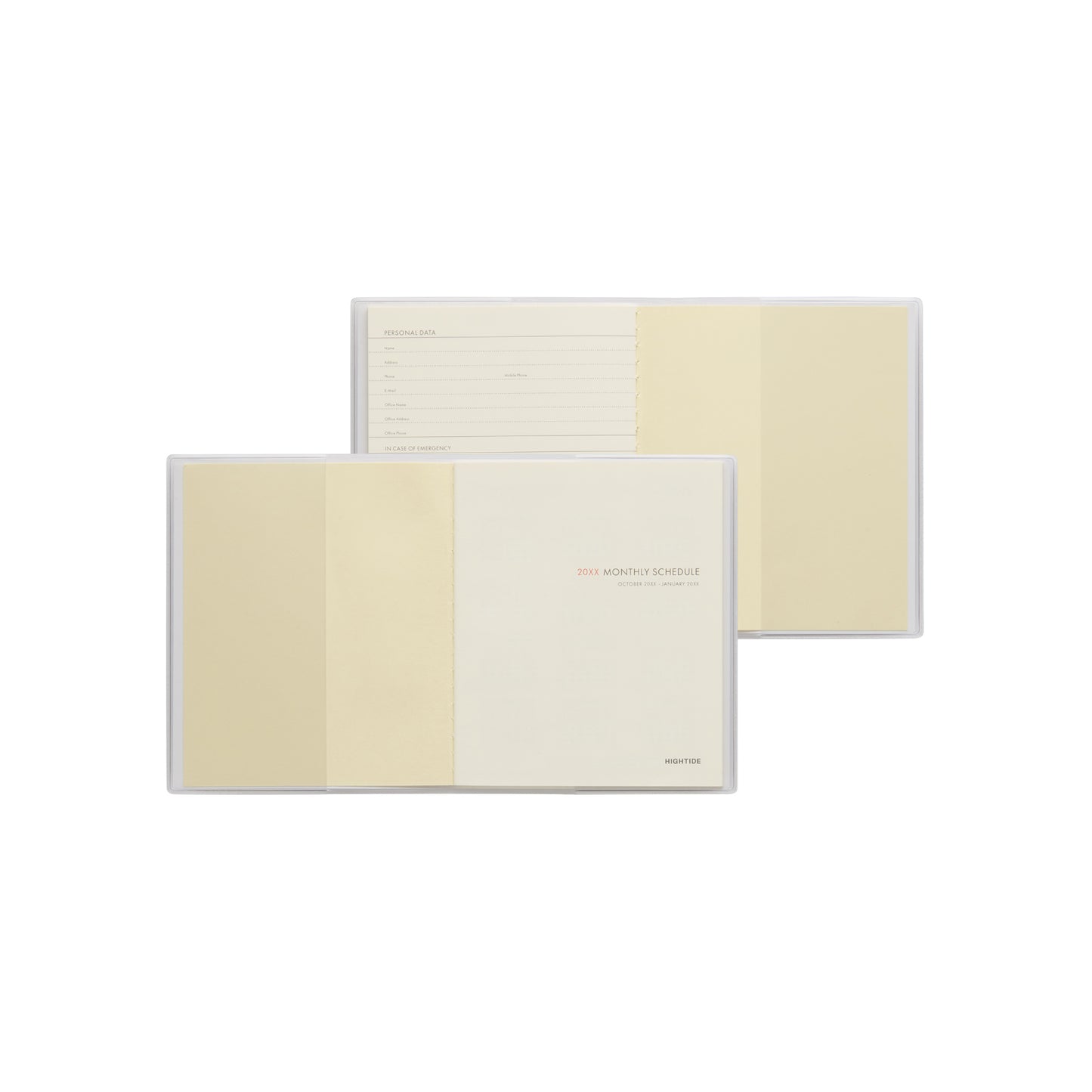 Hightide Planner 2027 Diary Glow Check Square - Green