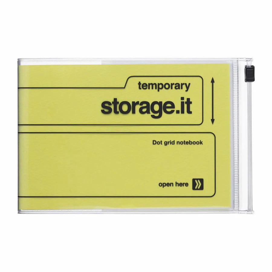 Storage.it – Mini-Schreibtisch-Notizbuch A6 Neo Citron