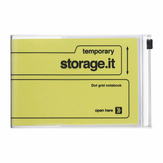 Storage.it - Mini Desk Notitieboek A6 Neo Citron