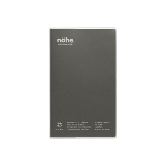 Hightide 2027 Diary Nahe B6 Slim Vertical - Grey