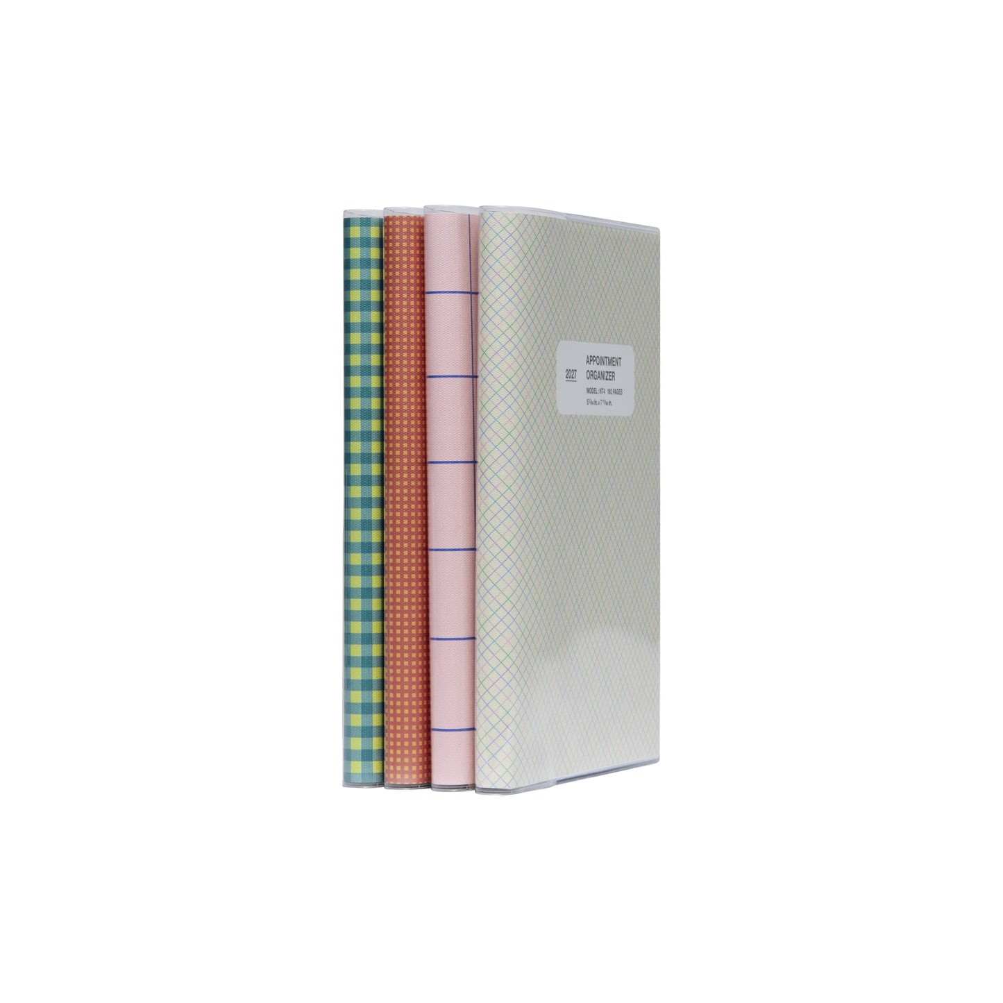 Hightide 2027 Diary Nahe Reno Weekly B6 Vertical - Green Gingham
