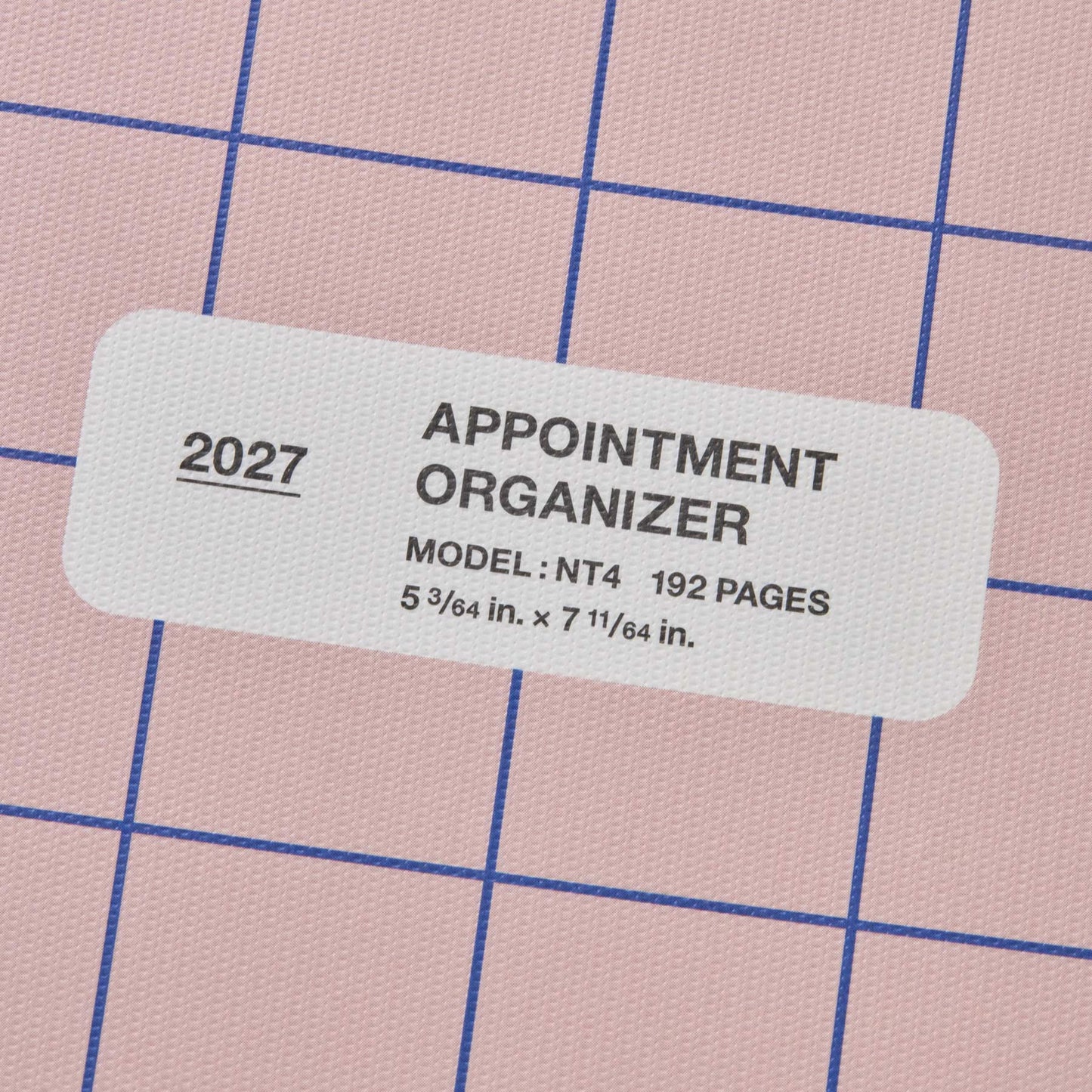 Hightide 2027 Diary Nahe Reno Weekly B6 Vertical - Pink Ruit